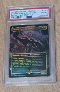 MTG Storm, Force of Nature Foil - PSA 8 - Marvel Secret Lair Drop - 1742 M - Picture 1 of 2