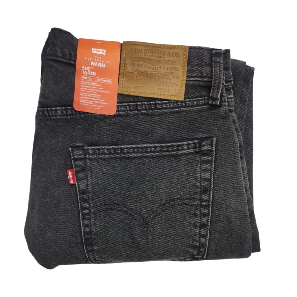 Levis 501 Jeans Original Shrink To Fit Straight Leg Button Fly 100% Cotton New - Image 1 of 1