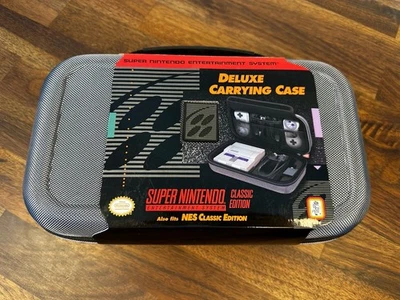 Estuche de Transporte SNES / NES Classic Mini Edition Deluxe Super Nintendo - Nuevo Foto 1 de 4
