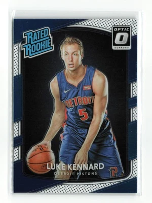 2017-18 PANINI DONRUSS OPTIC LUKE KENNARD #189 PISTONS ROOKIE RC - Image 1 of 2