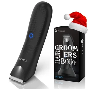 VIKICON Manscape Trimmer für Herren - IPX7 wasserdichter Ball mit Licht schwarz - Bild 1 von 5