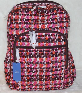 NWT Vera Bradley LARGE Campus Tech Backpack College Travel Laptop Bag NWT - Picture 1 of 6