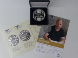 CZECHY 2020 500 KORON SREBRNA MONETA PP PROOF - 100 LAT KONSTYTUCJI - - Zdjęcie 1 z 5