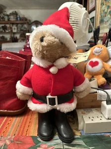 VTG. Paddington Santa Bear Eden Toys 14 Inch Orig Tags 1975 Great Christmas Gift - Picture 1 of 16