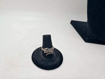 ARTISAN WRAPPED BRASS GOLD TONE TURTLE/TORTOISE SIZE~6.25 RING 451 - Image 1 of 3