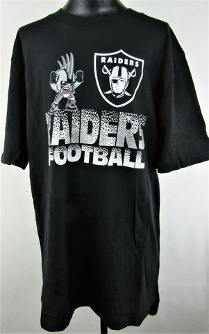 Oakland Raiders NFL Team Apparel Youth Mascot Style Tee Cover