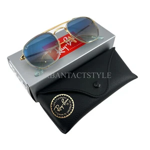 NEW Ray-Ban The Marshall II Gold RB3648M 91233M Blue Gradient Classic Sunglasses - Picture 1 of 11