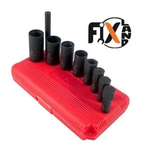 Sunex 9-piece 1/2" Drive Impact Hub Cap & Wheel Lock Removal Kit - Picture 1 of 1