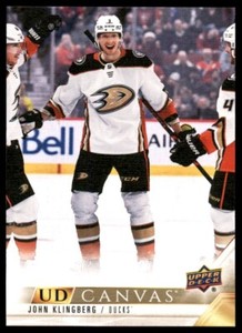 John Klingberg 2022-23 Upper Deck UD Canvas #C274 Anaheim Ducks