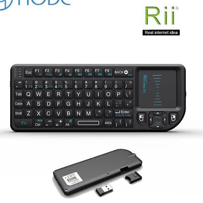 Rii Mini X1 2.4G Wireless Mini Keyboard with Touchpad for PC Smart TV - Image 1 of 4