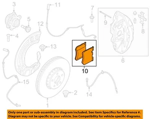 BMW OEM 17-25 230i Front Suspension Brake Components-Brake Pads 34116889570 - Picture 1 of 1