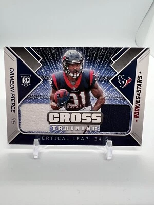 DAMEON PIERCE 2022 Rookies & Stars Cross Training Patch /249 - Houston Texans - Image 1 of 2