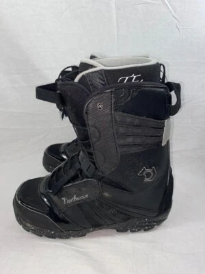 BOTINES DE SNOWBOARD NORTHWAVE PARA HOMBRE DE CUERO NEGRO CON CORDONES UK 7 EUR 41 BT233 Foto 1 de 4