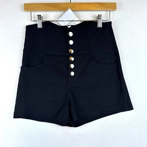 Pantalones Cortos Marinero Descarados Exposición Botones Cintura Alta Para Mujer Pequeños Medianos Kawaii Pin U - Imagen 1 de 10