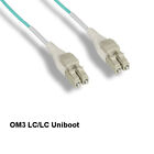 3m OM3 LC/LC Uniboot Duplex 50/125 Multi-mode Fiber Patch Cable 10Gb Ethernet