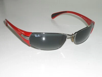 GAFAS DE SOL RAY-BAN RB3261 004/8G 58[]17 AZUL DEGRADADO ELEGANTES ENVOLTURAS ROJAS/GUNMETAL Foto 1 de 4