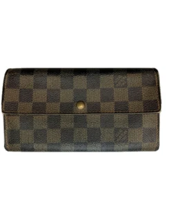 Original Louis Vuitton Doppelfaltung Damier Portofeuil Sara Unisex Geldbörse - Bild 1 von 10
