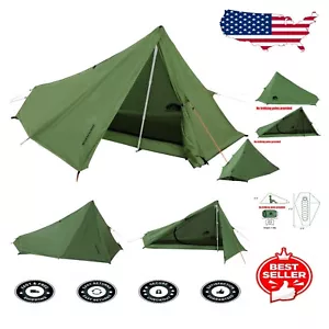 1-Person Pyramid Tent - Ultralight Trekking & Camping Waterproof Design - Picture 1 of 11