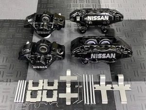 Genuine Nissan Skyline R33 ECR33 Brake Caliper 4POT/2POT Overhauled Black JDM - Picture 1 of 10