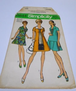 1960s Simplicity 8844 Miss Overblouse, skirt, scarf, dress, SZ 20 B43 Complete - Picture 1 of 4