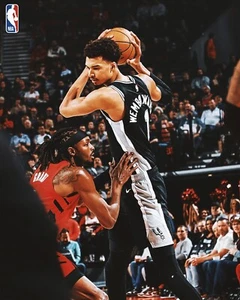 Victor Wembanyama Keep Away San Antonio Spurs 8x10 NBA Basketball Photo - Picture 1 of 1