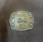 Trophy Rodeo Champion Belt Buckle Team Roping Roper Header Heeler