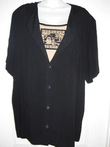 Blusa de mujer Alfred Dunner 20 W Top con botones de carcasa frontal manga corta usada en excelente estado - Imagen 1 de 3