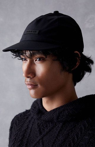 Cappellino da baseball Fear of God Essentials Jet Black