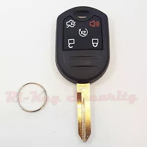 New Replacement Remote Key Case Shell For Ford Vehicles Alarm Key 5 Buttons - Picture 1 of 7