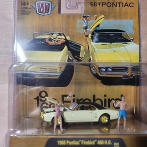 2024 M2 Machines 1968 Pontiac Firebird 400 H.O. Cream Yellow CHASE - Picture 1 of 6