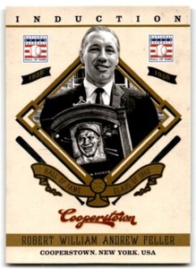 2012 Panini Cooperstown Induction Bob Feller Cleveland Indians #19