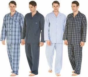Haigman Cotton Pajamas Traditional Tailored Button Long Pajama Set Nightwear - Picture 1 of 31