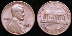 1963 Lincoln Cent - Struck on Split Planchet error - 2.15 grams - Picture 1 of 1