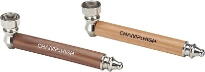 CHAMP HIGH TABAKPFEIFE 12cm 5 Sieben CHAMP Holz Metall Rauchpfeife Pfeife Tabak Pipe 52