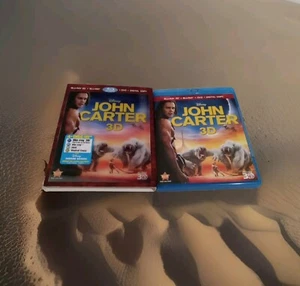 John Carter 3D + Blu-ray + DVD, 2012, 4-Disc Set w/Lenticular Cover & Bonus Disc - Picture 1 of 4
