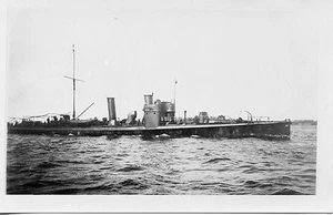 S305 RPPC 1914 GERMAN NAVY WWI ? MINE LAYER SHIP ? ATTACK SHIP ? - Picture 1 of 1