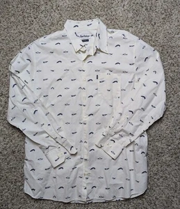 Barbour US XL Tailored Fit Button Down Shirt Carp Fishing Long Sleeve - Picture 1 of 5