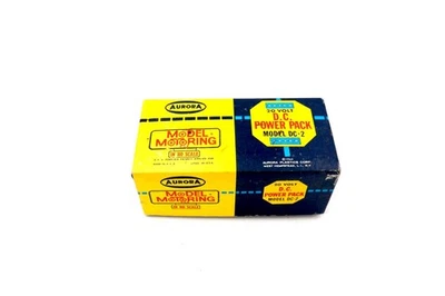 De Colección Modelo Aurora Motoring DC Power Pack Modelo DC-2 1962 Caja Original HO Ranura C Foto 1 de 4