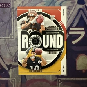 2024 Panini Contenders Jermaine Burton Roman Wilson 13 Round 3 Card Pack Fresh - Bild 1 von 2