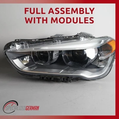 2017-2019 BMW X1 F48 Left LED Headlight 63117436465 OEM Used - Imagem 1 de 4