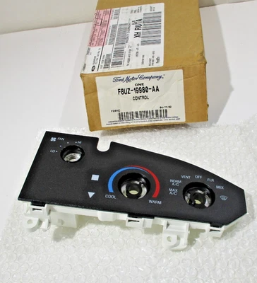 OEM Ford A/C Control Module Dash F8UZ-19980-AA Fit E-150-450 1998-2004 - Image 1 of 4