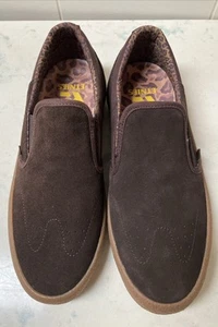 Etnies x Dystopia Marana Slip-On Skate Shoes - Brown/Gum Size 9 - Picture 1 of 8