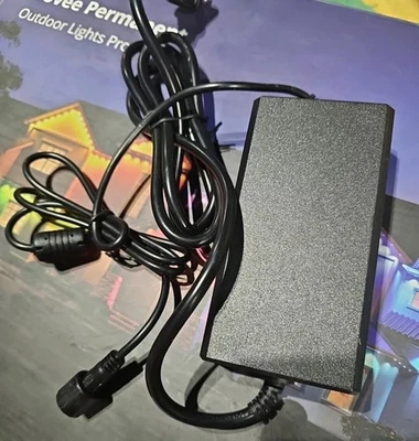 Govee Permanent Outdoor Lights Power Supply PRO H706 Black Power Transformer  - Image 1 of 4