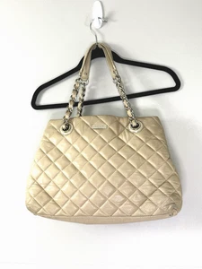 Bolso de Hombro Kate Spade Maryanne Acolchado Grande Beige Cápsula Minimalista Preppy - Imagen 1 de 23
