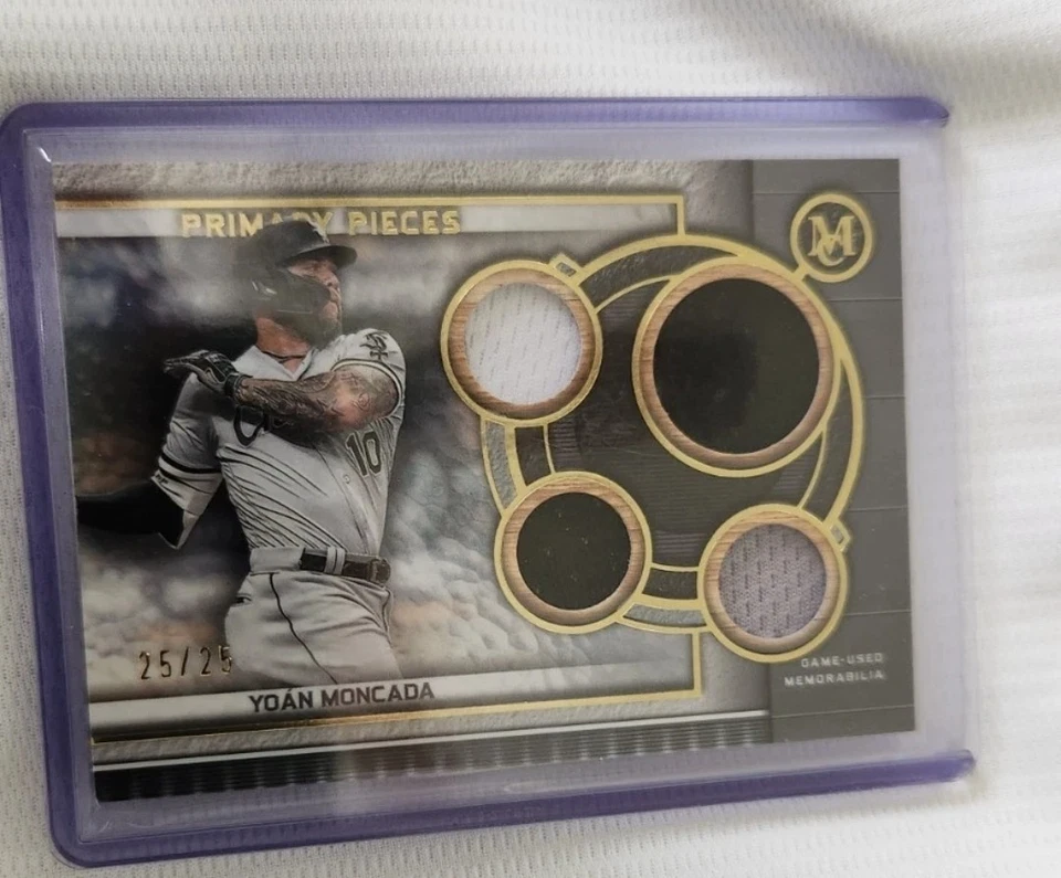 Colección Museo Topps 2023 25/25 Piezas Primarias Cuádruples Reliquias Yoan Moncada  Foto 1 de 1