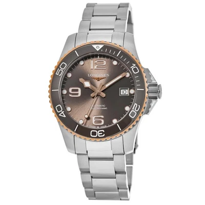 Nuevo reloj Longines HydroConquest automático esfera gris acero para hombre L3.780.3.78.6 Foto 1 de 3