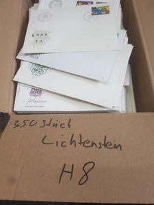Belegefundgrube 350 FDCS Ersttagsbriefe Briefe Belege Liechtenstein H8 - Picture 1 of 8