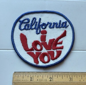 Insignia parche bordado recuerdo California I love You - Imagen 1 de 4