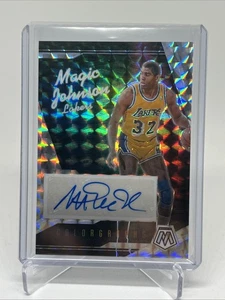 2024-25 Panini Mosaic Magic Johnson Colorgraphs Auto Lakers - Picture 1 of 2