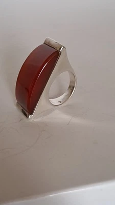 Argento  Silver e Pietra Corniola - Immagine 1 di 4